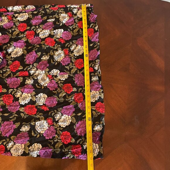 Vintage JBS Ltd Floral Pleated Midi Dress Size 18 - Picture 9 of 10